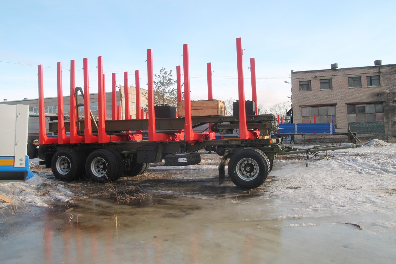 Прицеп-сортиментовоз чмзап 83981 по спецификации 055 к