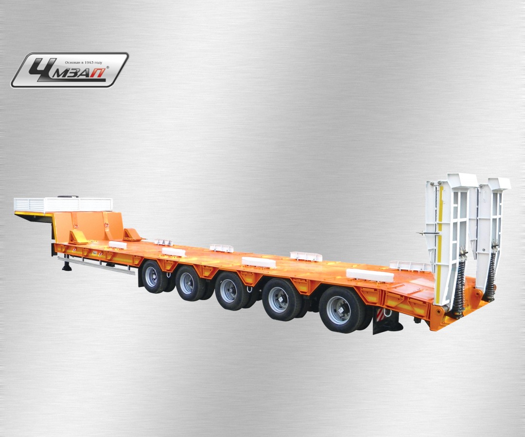 Низкорамный полуприцеп-тяжеловоз чмзап 99904 по спецификации 011 ну