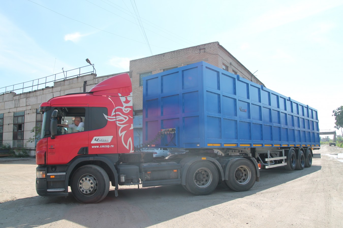 Полуприцеп-тяжеловоз чмзап 9906.5 по спецификации 033-35 м