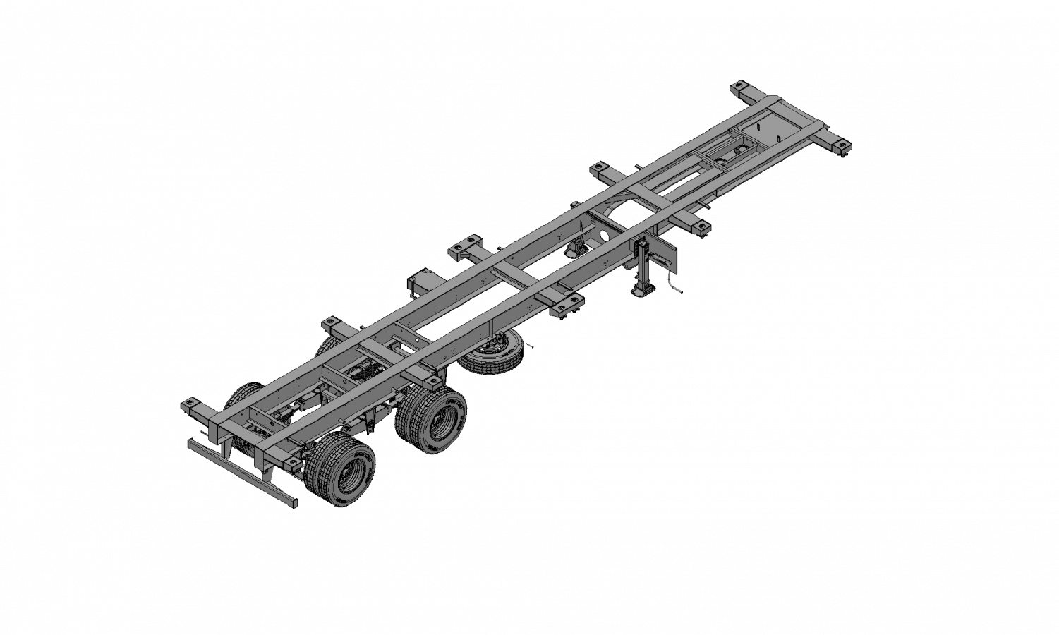 Полуприцеп-контейнеровоз чмзап 99859 по спецификации 014