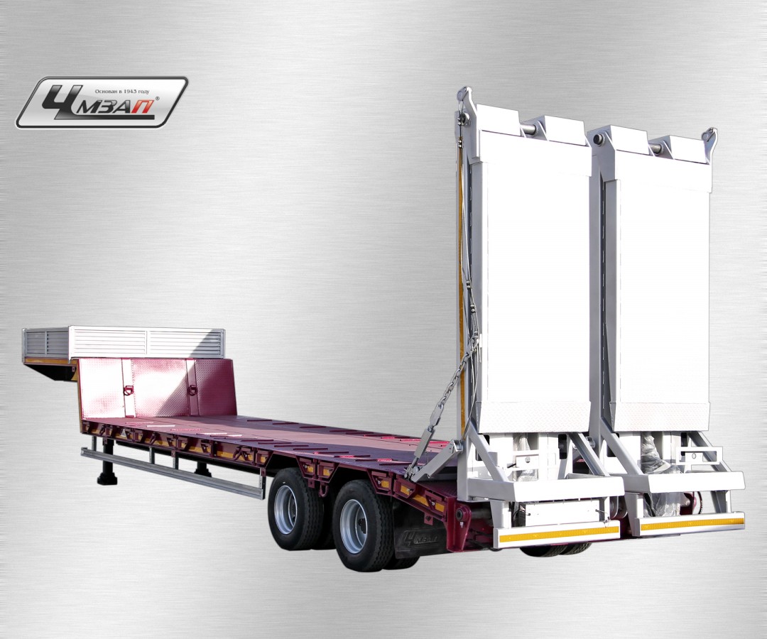 Низкорамный полуприцеп-тяжеловоз чмзап 938530 по спецификации 037 укг4