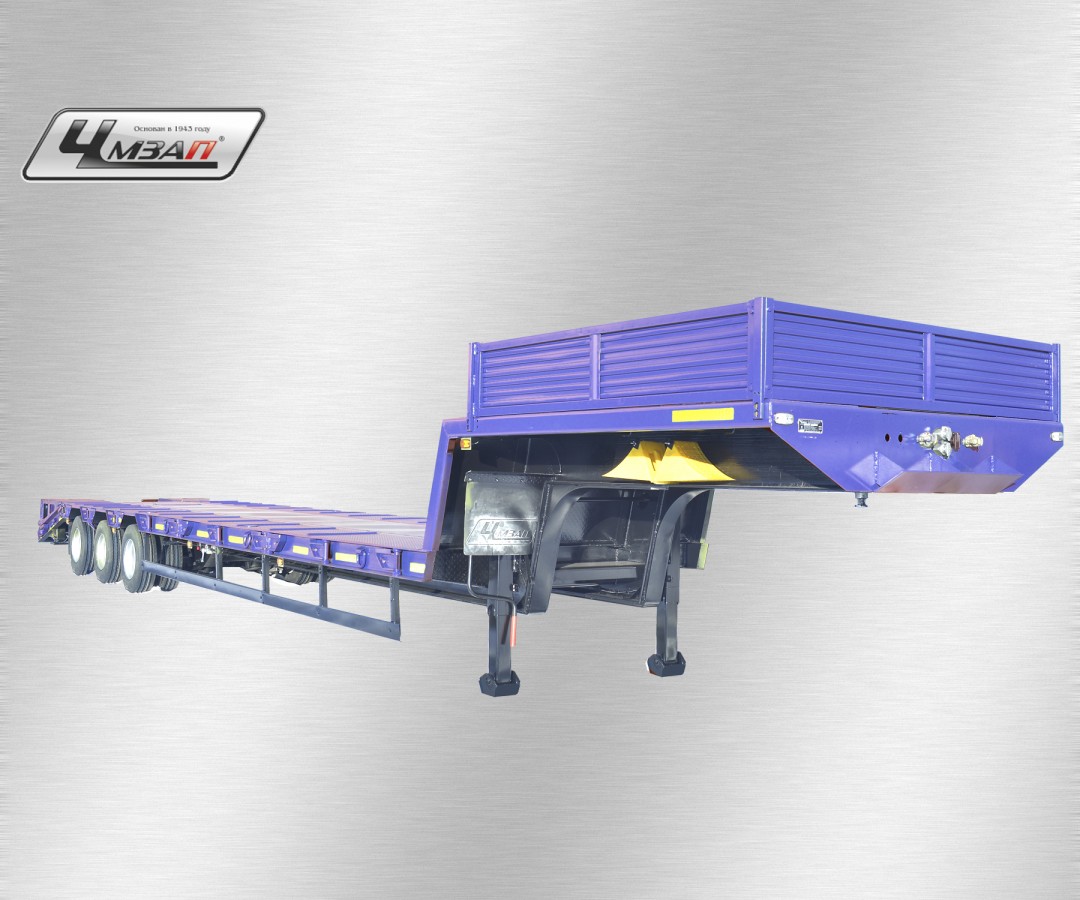 Низкорамный полуприцеп-тяжеловоз чмзап 99064 по спецификации 042 ут пп4