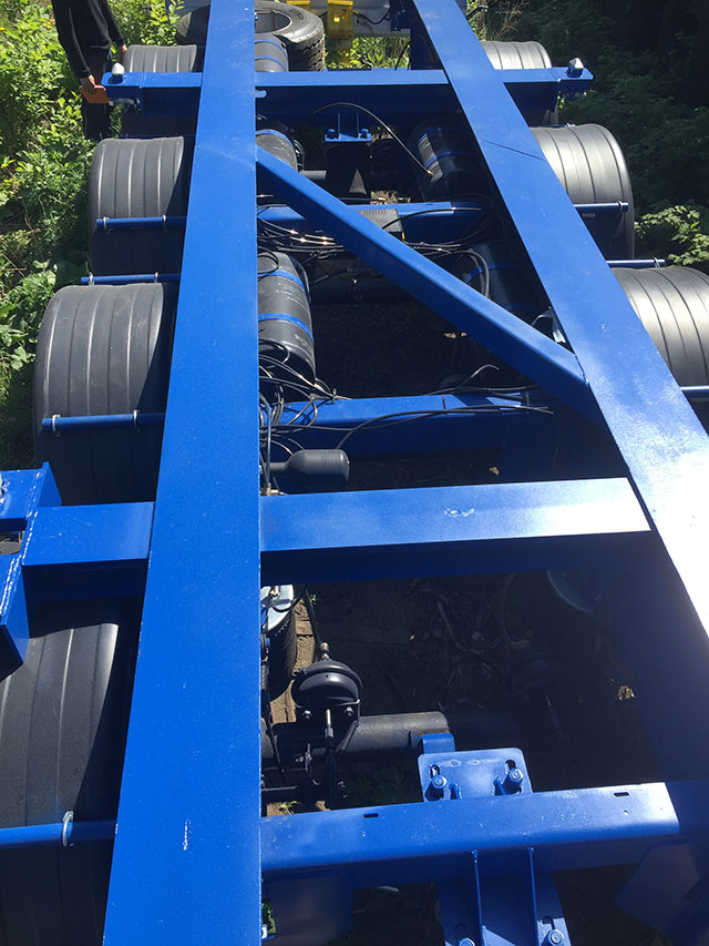 Полуприцеп для перевозки контейнеров 45 футовых чмзап 99903 по спецификации 028