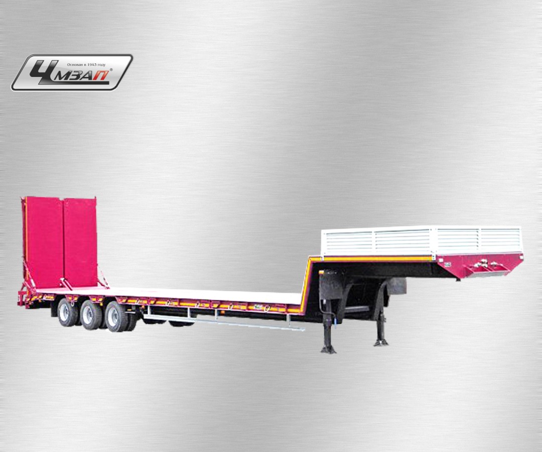 Низкорамный полуприцеп-тяжеловоз чмзап 99064 по спецификации 042
