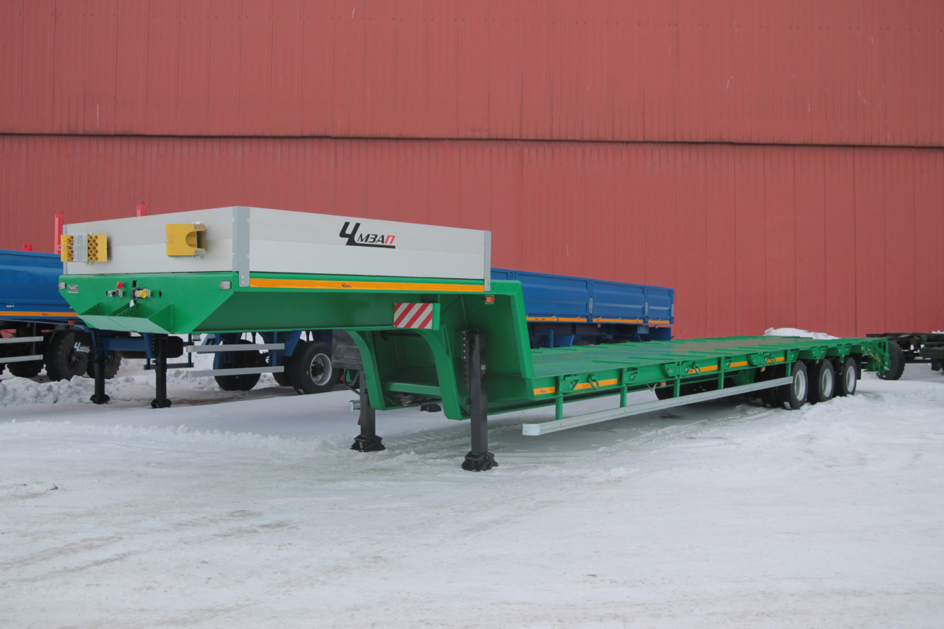 Низкорамный полуприцеп-тяжеловоз чмзап 99064 по спецификации 042 ут пп4