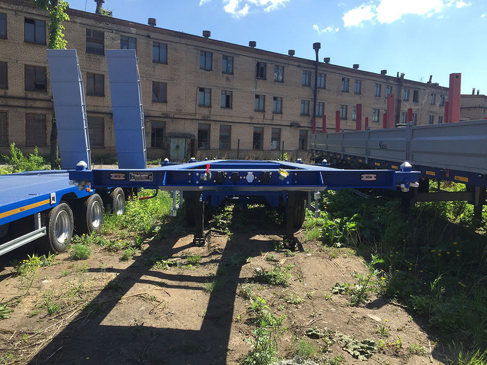 Полуприцеп для перевозки контейнеров 45 футовых чмзап 99903 по спецификации 028