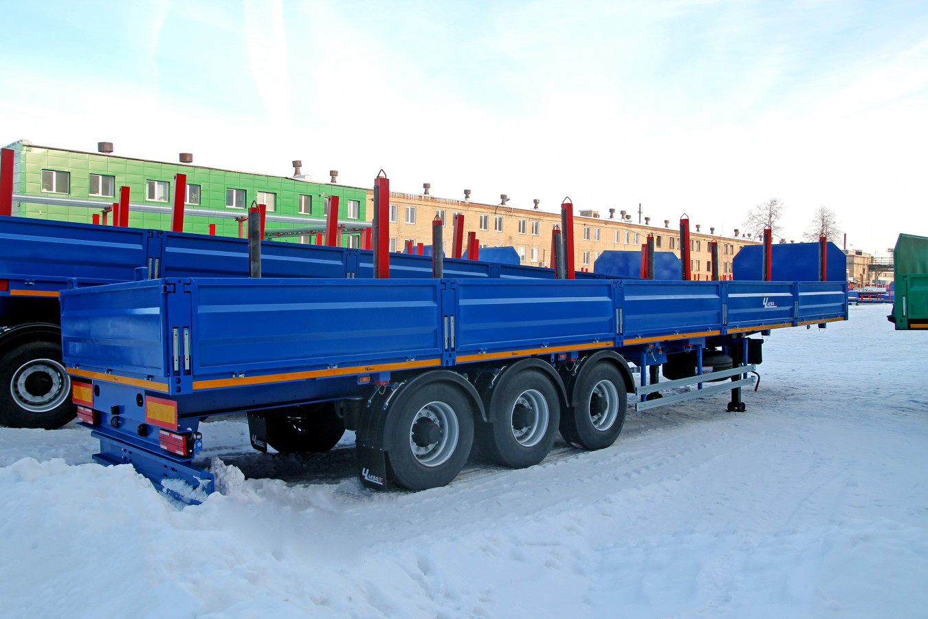 Полуприцеп бортовой чмзап 99064 по спецификации 031-п51 (-п52)