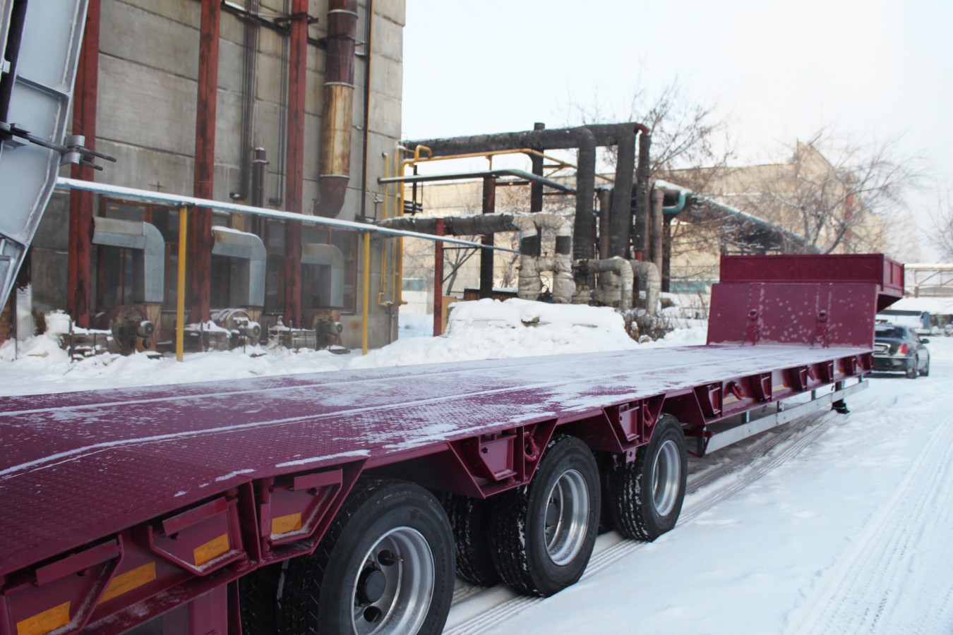 Низкорамный полуприцеп чмзап 99064 по спецификации 042 g45