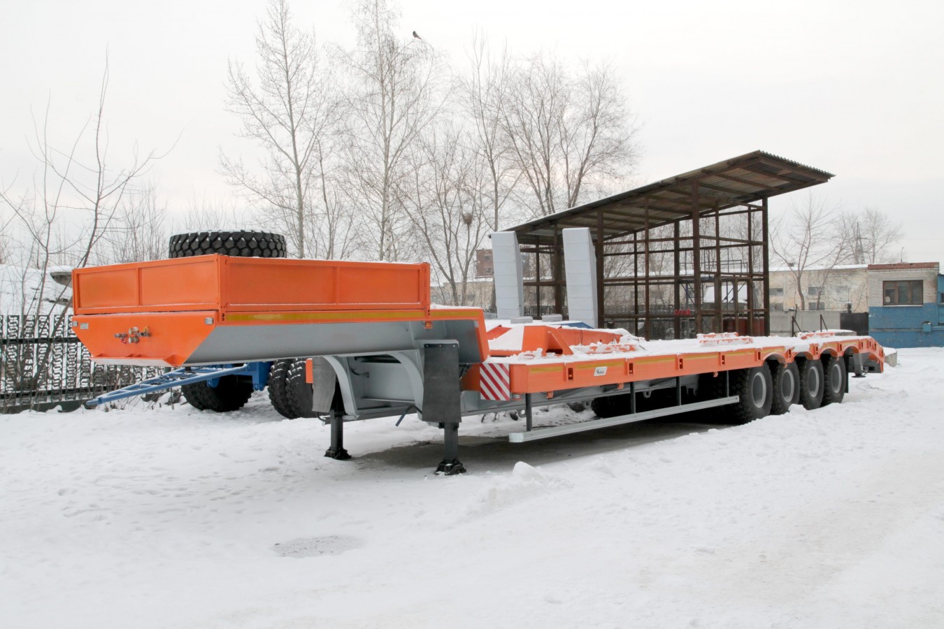 Полуприцеп-тяжеловоз чмзап 99903 по спецификации 070 т