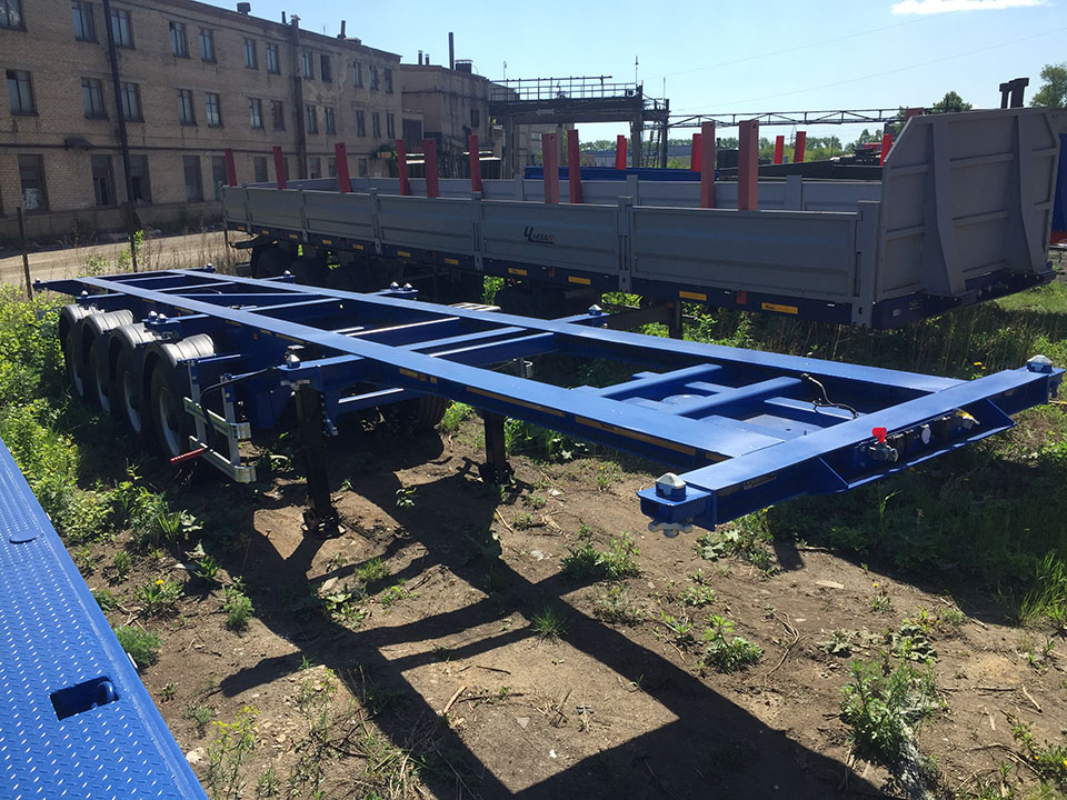 Полуприцеп для перевозки контейнеров 45 футовых чмзап 99903 по спецификации 028