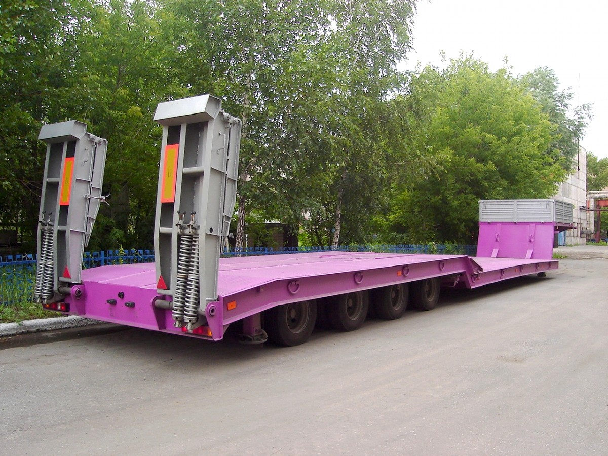 Низкорамный полуприцеп-тяжеловоз чмзап 99903 по спецификации 015