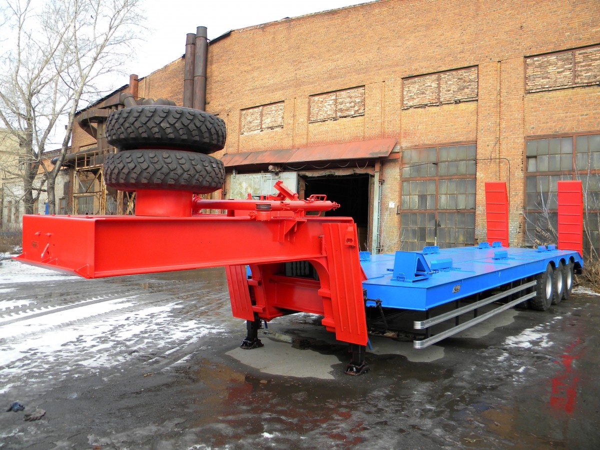 Полуприцеп-тяжеловоз чмзап 9990 по спецификации 072 ши