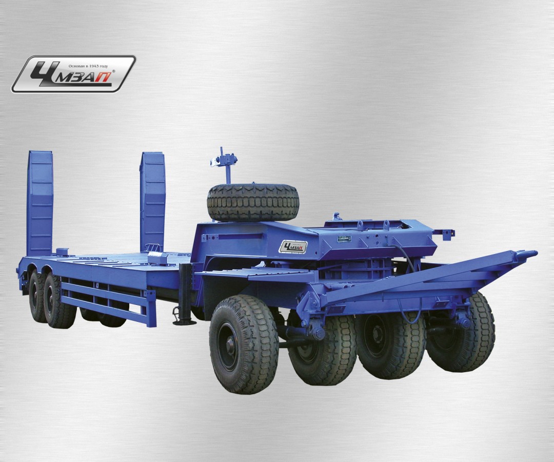 Полуприцеп-тяжеловоз с подкатной тележкой чмзап 83981 по спецификации 020