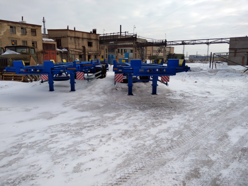 Скелетал-трейлер чмзап 602010 по спецификации 010 м3