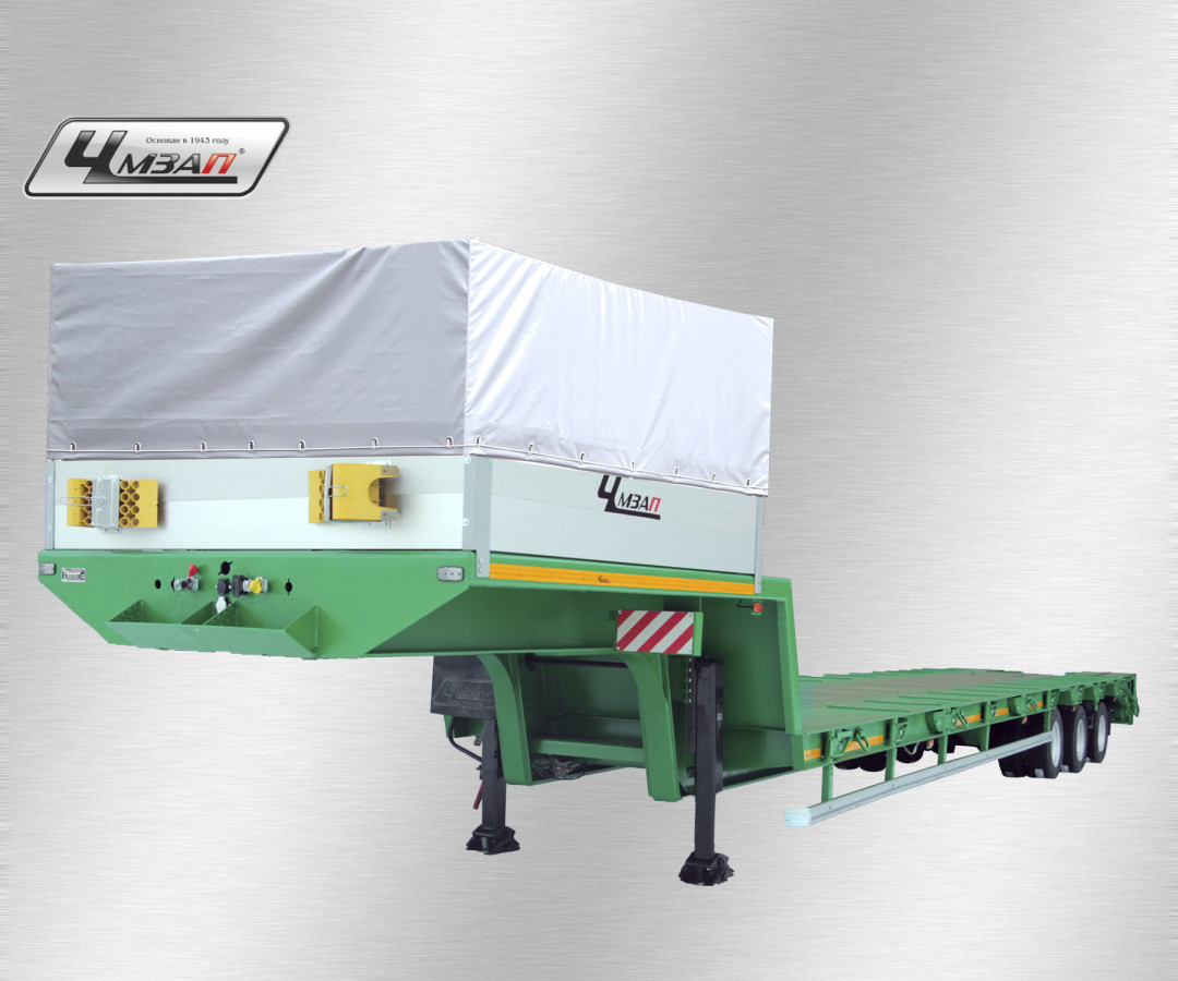 Низкорамный полуприцеп-тяжеловоз чмзап 99064 по спецификации 042 кзут пп4