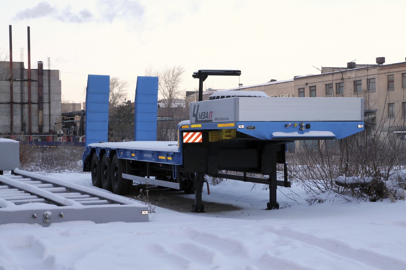 Полуприцеп-тяжеловоз чмзап 99064 по спецификации 081 ш2 g45