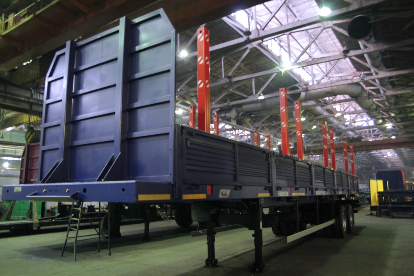 Полуприцеп бортовой чмзап 93853 по спецификации 038 б30