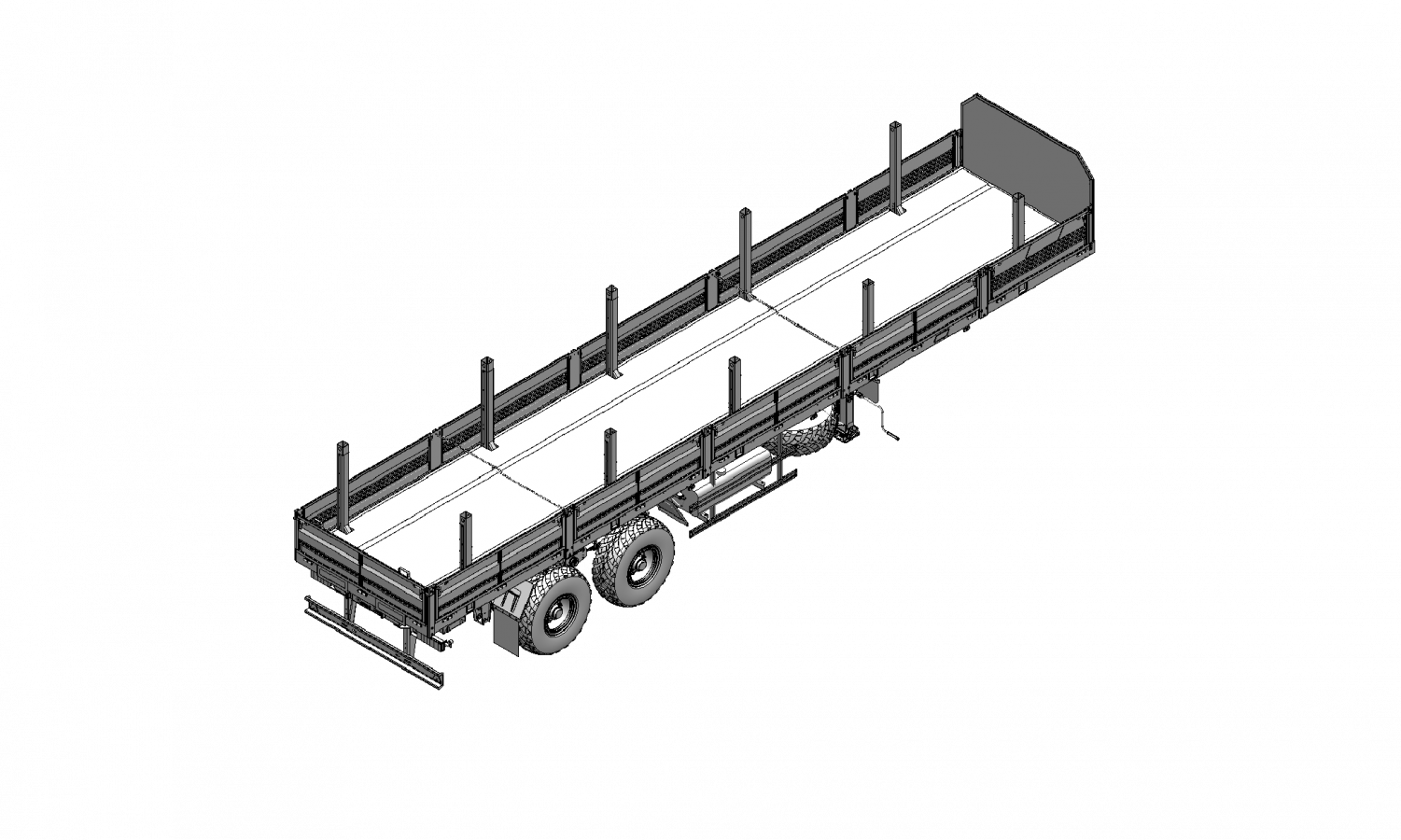 Полуприцеп бортовой чмзап 93853 по спецификации 038 бак01