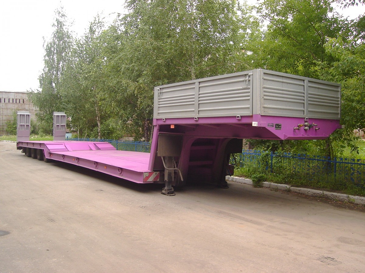 Низкорамный полуприцеп-тяжеловоз чмзап 99903 по спецификации 015