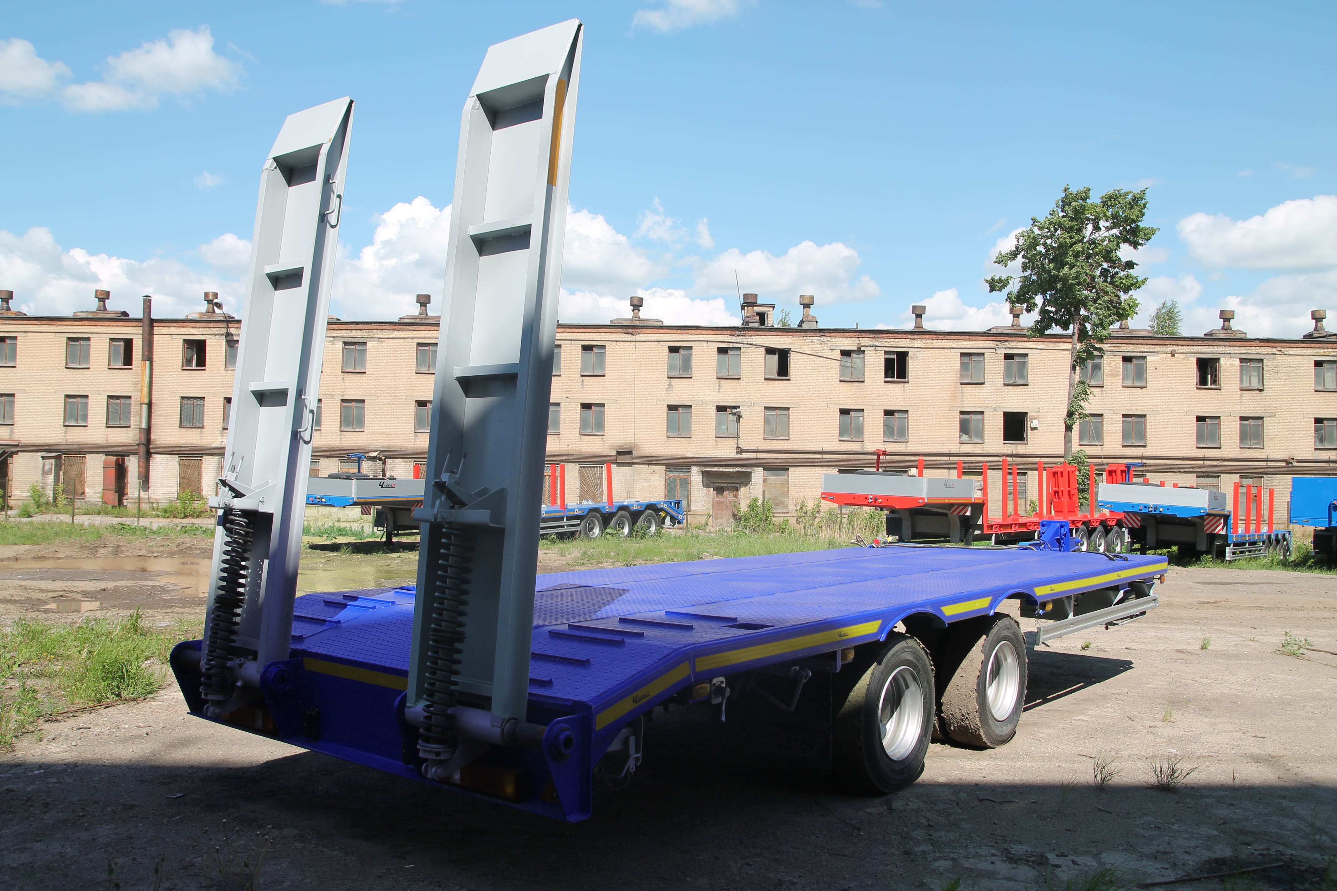 Прицеп-платформа чмзап 8358 по спецификации 010-04 п3