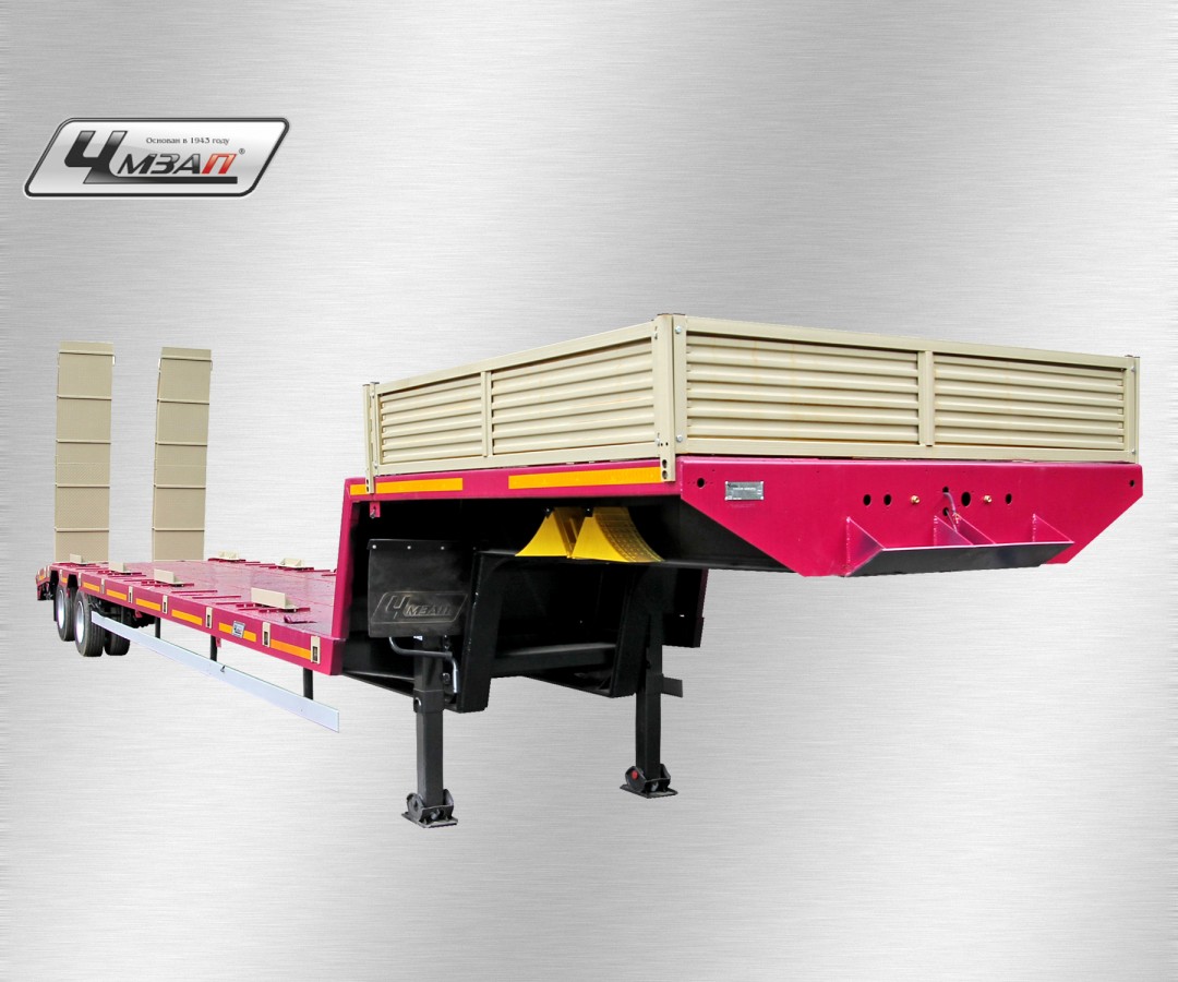 Низкорамный полуприцеп-тяжеловоз чмзап 938530 по спецификации 037 укву