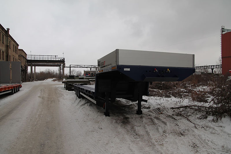 Низкорамный полуприцеп-тяжеловоз чмзап 99064 по спецификации 42-02 ут pw