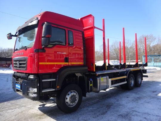 5.3.4.01сортиментовоз 455618-0000010 на шасси sitrak c7h 6х6