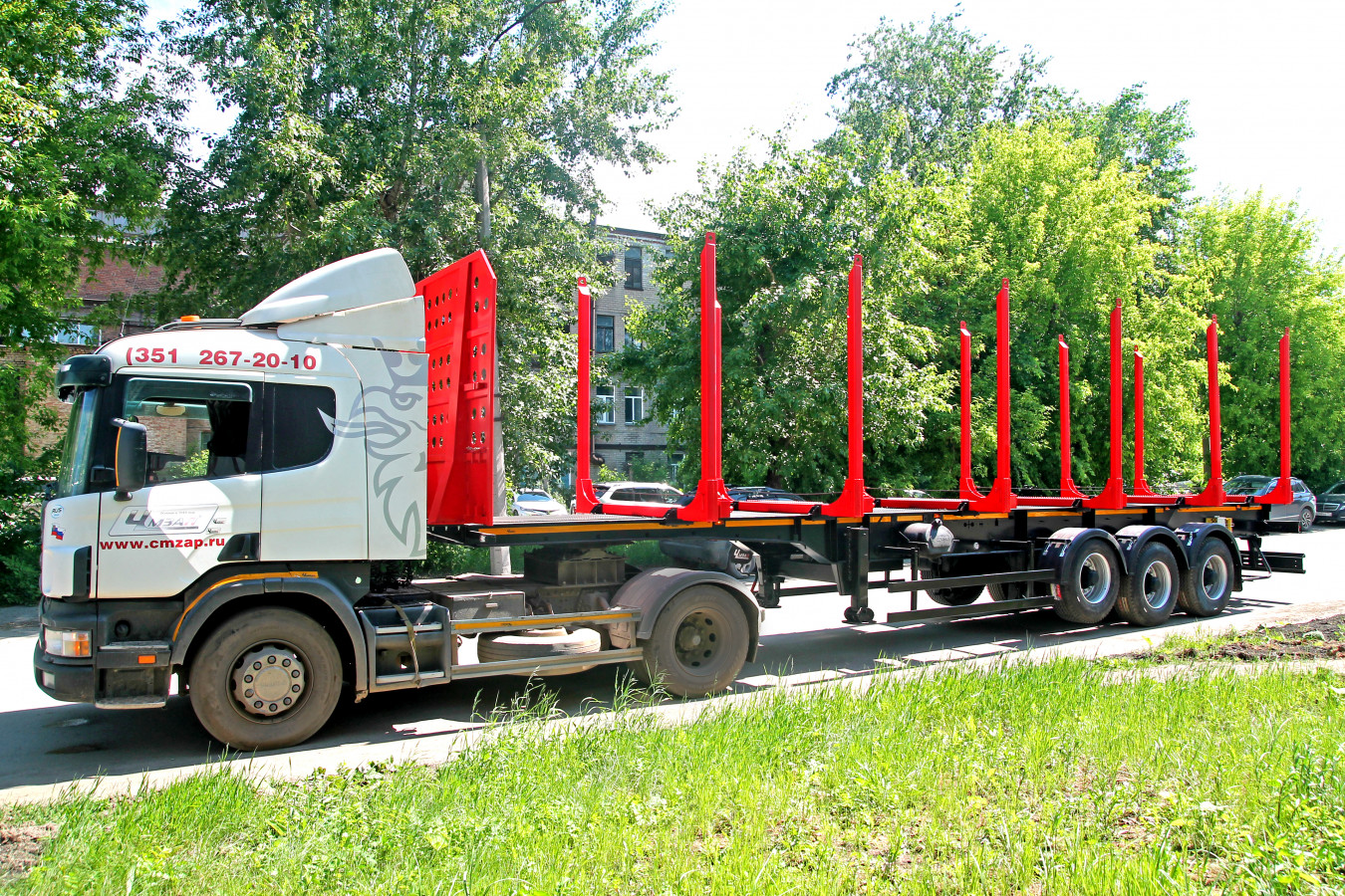 Полуприцеп-сортиментовоз чмзап 99064 по спецификации 540-01