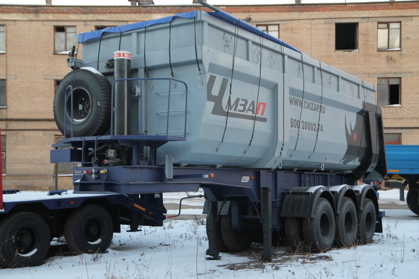 Полуприцеп-самосвал чмзап 9520 по спецификации 030-02