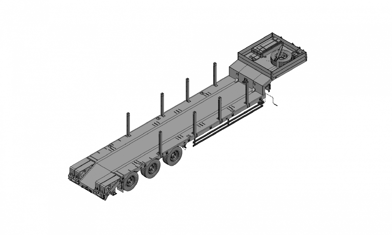Полуприцеп-тяжеловоз автомобильный чмзап 99064 по спецификации 081 кктг