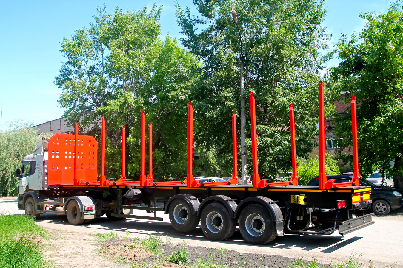 Полуприцеп-сортиментовоз чмзап 99064 по спецификации 540-01