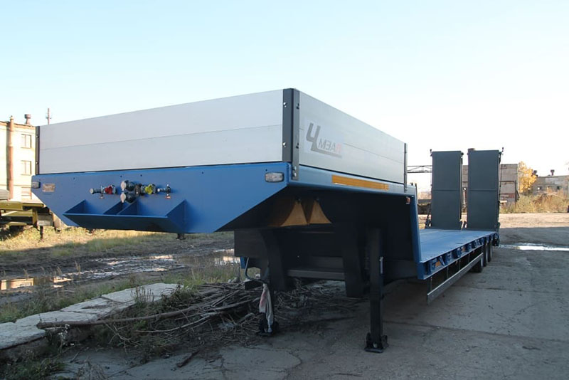 Низкорамный полуприцеп-тяжеловоз чмзап 99064 по спецификации 042 пп4