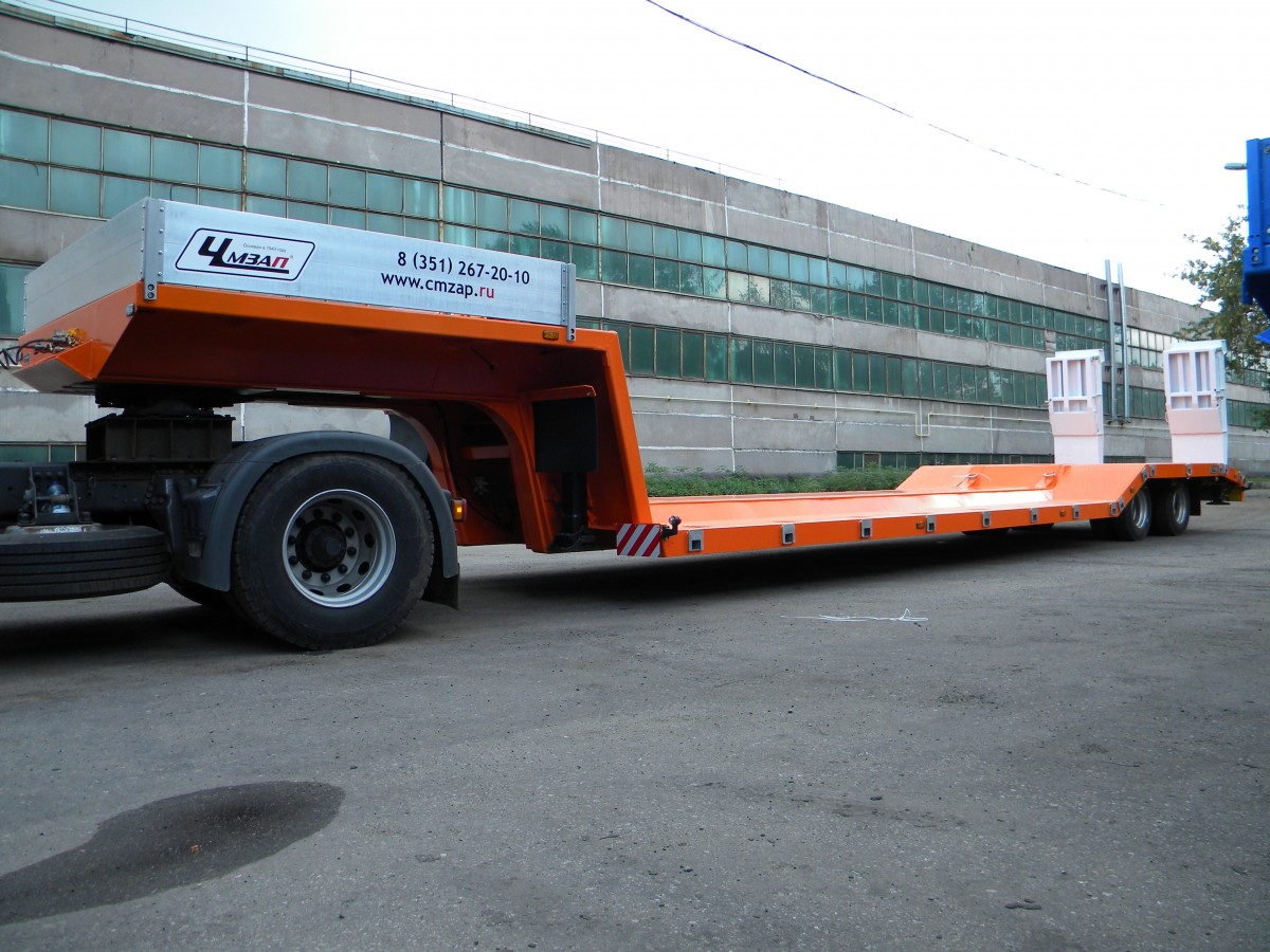Низкорамный полуприцеп-тяжеловоз чмзап 938530 по спецификации 040