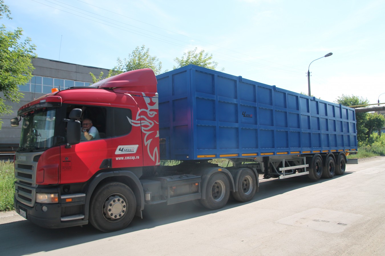 Полуприцеп-тяжеловоз чмзап 9906.5 по спецификации 033-35 м