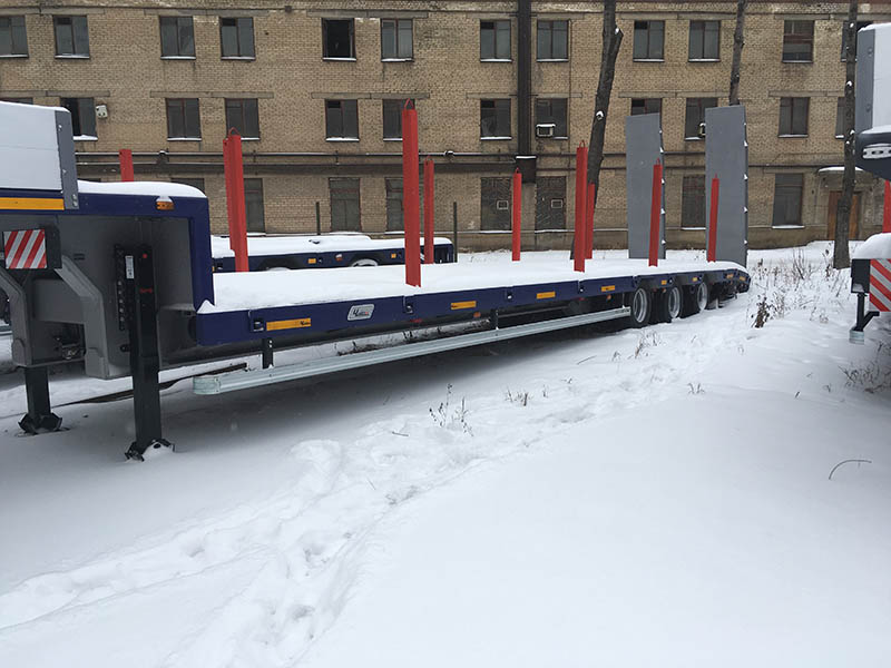Низкорамный полуприцеп-тяжеловоз  чмзап 99064 по спецификации 042-02 вук пп4