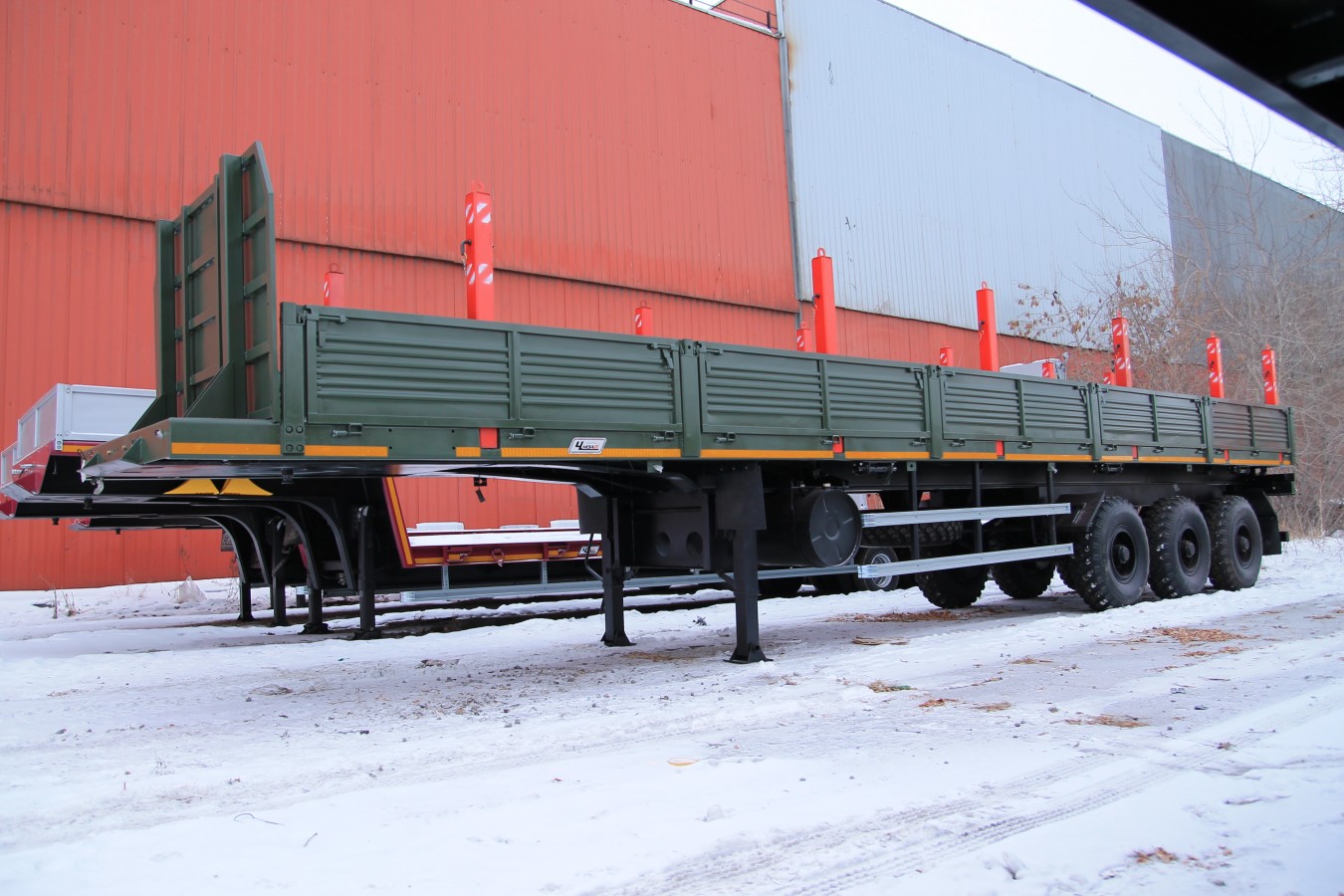 Полуприцеп бортовой чмзап 99065 по спецификации 038 бтк3