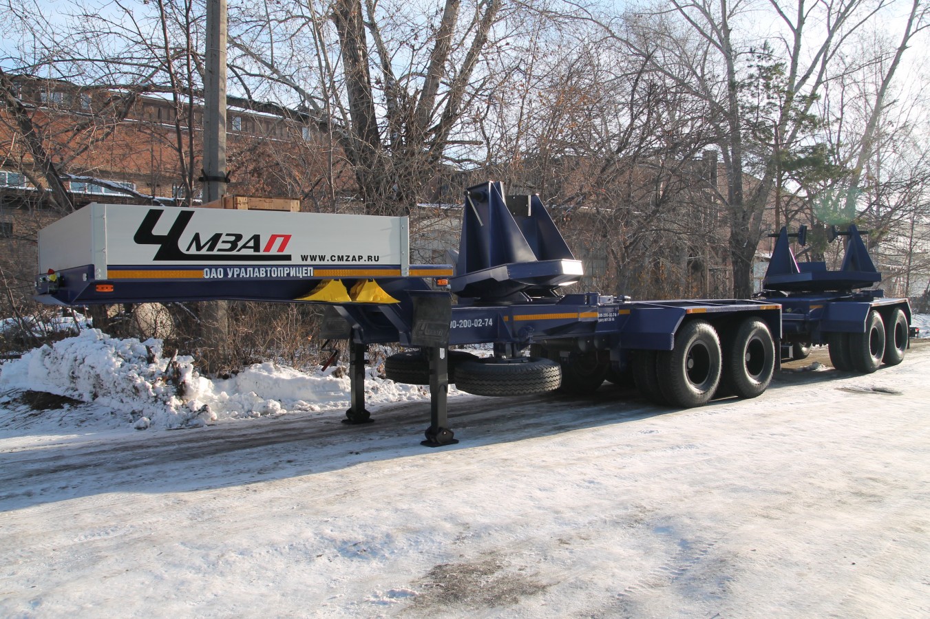 Полуприцеп-балковоз модульный чмзап 999039 по спецификации 010