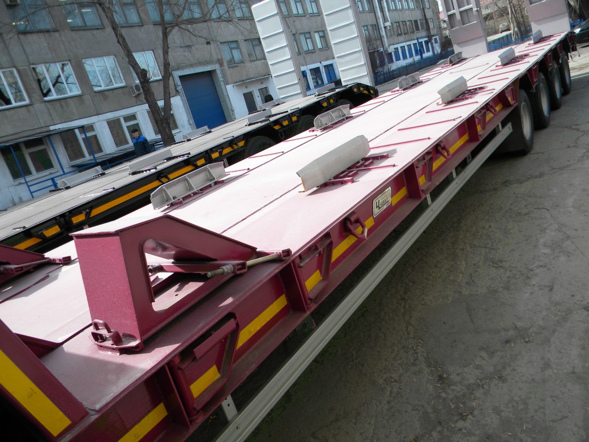 Низкорамный полуприцеп-тяжеловоз чмзап 99903 по спецификации 033