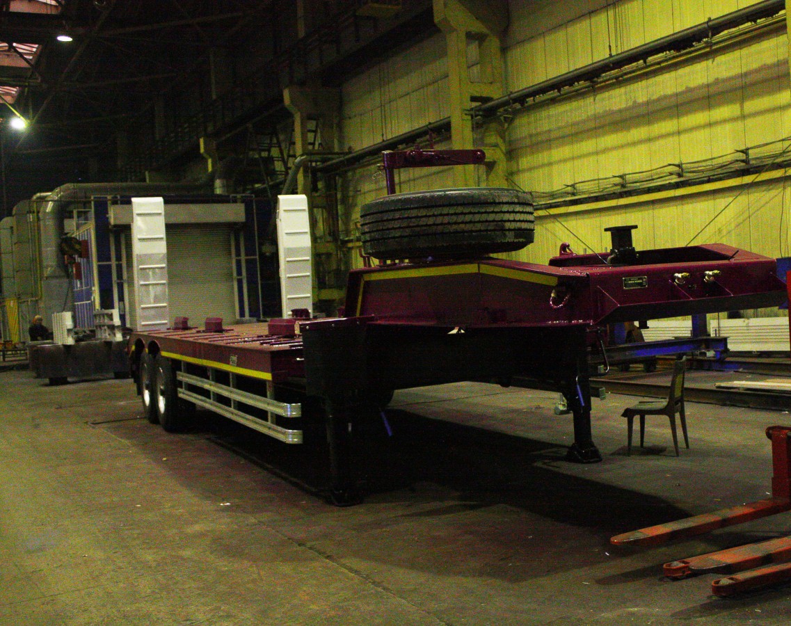 Полуприцеп-тяжеловоз чмзап 99865 по спецификации 01-020