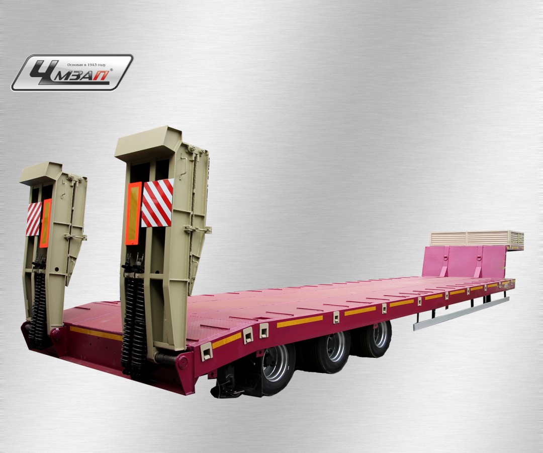 Низкорамный полуприцеп-тяжеловоз чмзап 99064 по спецификации 046 g45