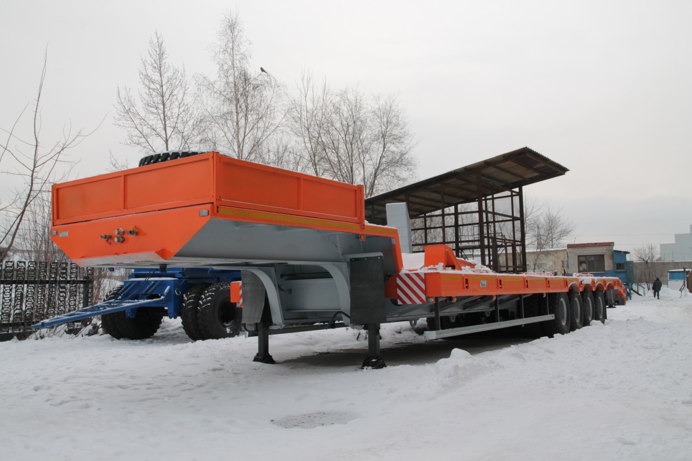 Полуприцеп-тяжеловоз чмзап 99903 по спецификации 070 т