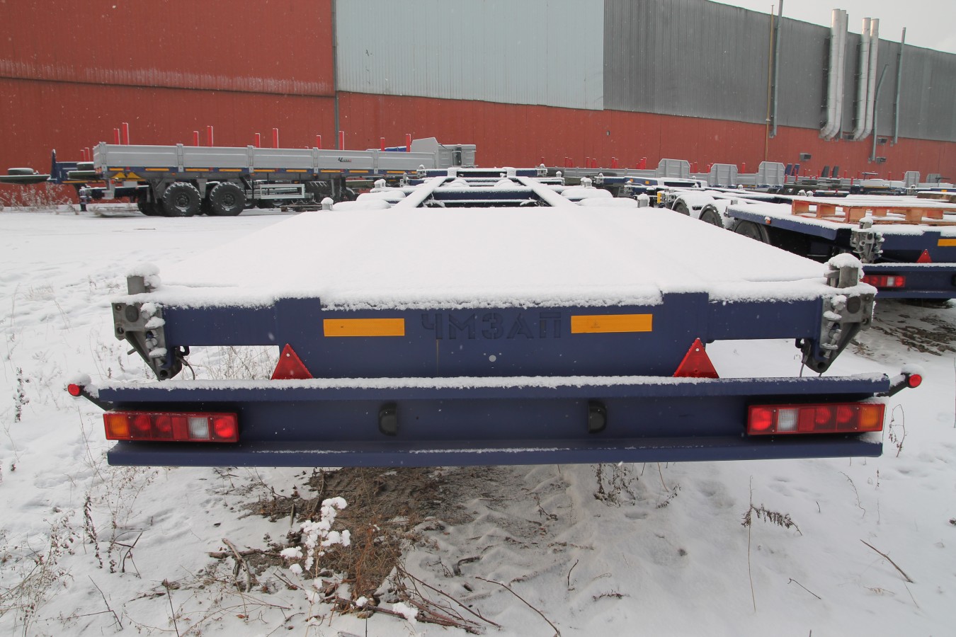 Полуприцеп-контейнеровоз чмзап 9911 по спецификации 053 п