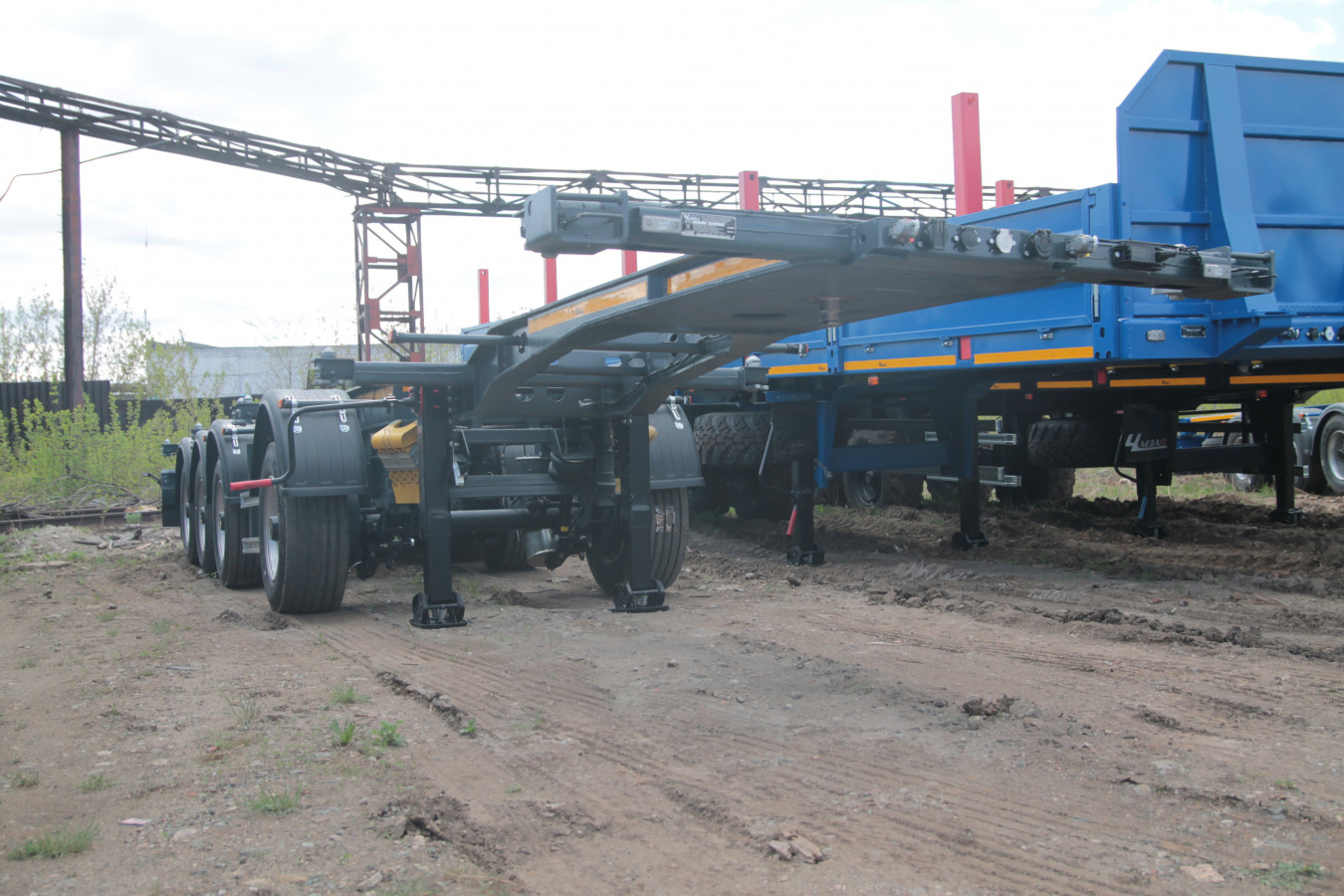 Полуприцеп-контейнеровоз чмзап 99903 по спецификации 053 пл