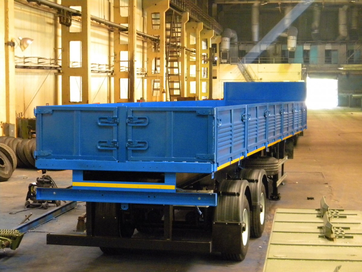 Полуприцеп бортовой чмзап 93853 по спецификации 036 шд