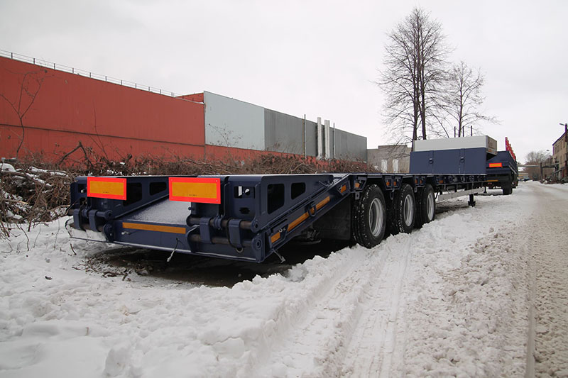 Низкорамный полуприцеп-тяжеловоз чмзап 99064 по спецификации 42-02 ут pw