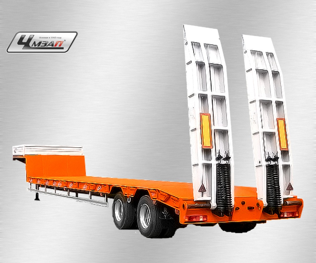 Низкорамный полуприцеп-тяжеловоз чмзап 938530 по спецификации 037 ууб2