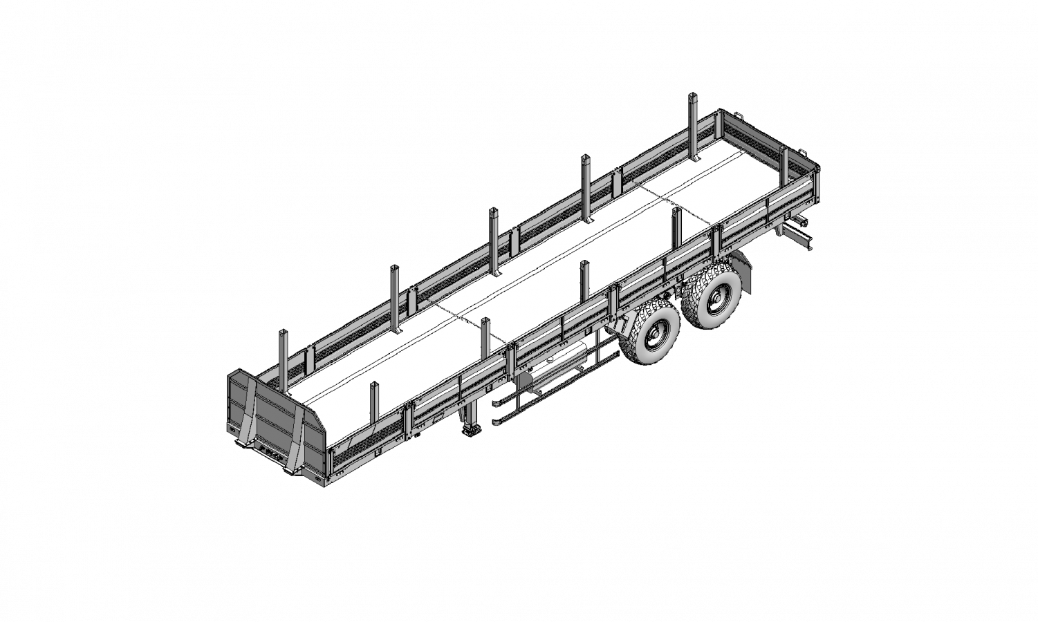 Полуприцеп бортовой чмзап 93853 по спецификации 038 бак01