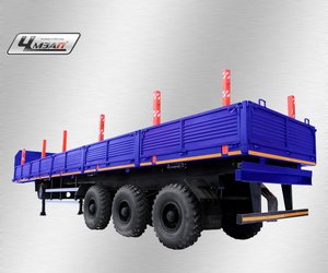 Полуприцеп бортовой чмзап 99065 по спецификации 038 бтк3